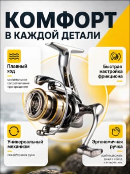Рыболовная катушка CD3000 COPPER DRAGON